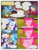 Size: 612x792 | Tagged: safe, artist:newbiespud, edit, edited screencap, screencap, fluttershy, pinkie pie, rainbow dash, rarity, twilight sparkle, pony, unicorn, comic:friendship is dragons, g4, the last roundup, broom, cherry, cleaning, cloth, comic, conveyor belt, dialogue, eyes closed, female, flying, food, glowing horn, hamster wheel, hoof hold, horn, looking up, magic, mare, messy, screencap comic, smiling, telekinesis, unicorn twilight