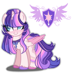 Size: 1100x1100 | Tagged: safe, artist:gihhbloonde, oc, oc only, alicorn, pony, base used, female, mare, offspring, parent:flash sentry, parent:twilight sparkle, parents:flashlight, simple background, solo, transparent background