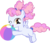 Size: 3485x3000 | Tagged: safe, artist:sollace, cotton puff, pegasus, pony, between dark and dawn, g4, .svg available, beach ball, cute, cuteness overload, female, filly, flying, foal, high res, hnnng, looking back, mare, one eye closed, open mouth, pigtails, pony tails, show accurate, solo, transparent, transparent background, vector, wink