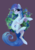 Size: 2400x3400 | Tagged: safe, artist:eiirine, oc, oc only, oc:raylanda, earth pony, pony, blue rose, bush, cute, female, flower, happy, high res, looking at you, mare, rose, smiling, solo
