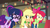 Size: 1280x720 | Tagged: safe, screencap, apple bloom, applejack, sci-twi, twilight sparkle, equestria girls, equestria girls specials, g4, my little pony equestria girls: better together, my little pony equestria girls: holidays unwrapped, applejack's hat, belt, bow, clothes, cowboy hat, female, freckles, glasses, hat, jeans, pants, plusplus, ponytail, skirt, smiling, stetson