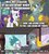 Size: 500x557 | Tagged: safe, edit, edited screencap, screencap, gabby, rarity, spike, griffon, dragon dropped, g4, caption, image macro, implied trenderhoof, roasted, text