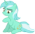 Size: 3985x3882 | Tagged: safe, artist:junkiesnewb, lyra heartstrings, pony, unicorn, g4, .psd available, background pony, female, high res, raised hoof, simple background, sitting, solo, transparent background, vector