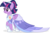 Size: 7819x5110 | Tagged: safe, artist:suramii, twilight sparkle, alicorn, pony, g4, the last problem, absurd resolution, alternate hairstyle, clothes, coronation dress, dress, female, mare, simple background, smiling, solo, transparent background, twilight sparkle (alicorn), vector