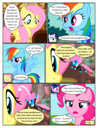 Size: 612x792 | Tagged: safe, artist:newbiespud, edit, edited screencap, screencap, fluttershy, pinkie pie, rainbow dash, rarity, seabreeze, twilight sparkle, breezie, earth pony, pegasus, pony, unicorn, comic:friendship is dragons, g4, clothes, comic, dialogue, eyes closed, female, flying, frown, grin, looking down, male, mare, screencap comic, sigh, smiling, unicorn twilight