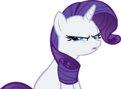 Size: 1994x1464 | Tagged: safe, edit, edited screencap, screencap, rarity, pony, unicorn, g4, the return of harmony, annoyed, background removed, disgusted, female, mare, simple background, solo, transparent background
