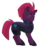 Size: 1024x1167 | Tagged: safe, artist:shadow-at-nightfall, tempest shadow, pony, unicorn, g4, broken horn, eye scar, female, hoof shoes, horn, scar, simple background, smiling, solo, storm king armor, transparent background