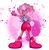 Size: 1024x1045 | Tagged: safe, artist:doraeartdreams-aspy, pinkie pie, oc, oc only, gem (race), human, hybrid, equestria girls, g4, crossover, crossover fusion, default spinel, female, fusion, fusion:pinkie pie, fusion:spinel, gem, gem fusion, hybrid fusion, pinel, pink, solo, spinel, spinel (steven universe), spoilers for another series, steven universe, steven universe: the movie