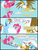 Size: 600x800 | Tagged: safe, artist:dusk raven, artist:newbiespud, edit, edited screencap, screencap, gilda, pinkie pie, rainbow dash, griffon, pony, comic:friendship is dragons, g4, balloon, cloud, collaboration, comic, dialogue, eyes closed, female, floating, flying, frown, gyrocopter, looking down, looking up, mare, on a cloud, screencap comic, smiling, then watch her balloons lift her up to the sky