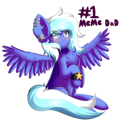 Size: 2160x2160 | Tagged: safe, artist:prism(not colourful), oc, oc:starlight starbright, pegasus, pony, ear piercing, earring, female, high res, jewelry, mare, piercing, simple background, transparent background