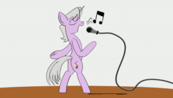 Size: 600x338 | Tagged: oc name needed, safe, artist:queen-razlad, oc, oc only, pony, animated, female, gif, mare, singing