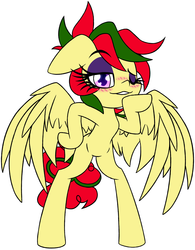 Size: 2012x2576 | Tagged: safe, artist:nekro-led, oc, oc only, oc:attraction, pegasus, pony, bipedal, blowing a kiss, blushing, cute, femboy, high res, male, stallion, trap