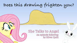 Size: 1280x720 | Tagged: safe, angel bunny, antoine, fluttershy, pony, snake, g4, she talks to angel, eaten alive, episode followup, predation, text, the little prince, vore