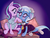 Size: 1800x1353 | Tagged: safe, artist:mistleinn, starlight glimmer, trixie, pony, g4, clothes, collar, duo, female, lesbian, maid, ship:startrix, shipping