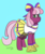 Size: 702x841 | Tagged: safe, artist:huffylime, cheerilee, earth pony, pony, g4, the cart before the ponies, bow, cheeribetes, cheerileeder, cheerleader, cheerleader outfit, clothes, cute, day, female, hair bow, looking at you, mare, pom pom, ribbon, solo