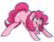 Size: 2980x2328 | Tagged: safe, artist:modularpon, artist:themodpony, pinkie pie, earth pony, pony, g4, cute, diapinkes, female, high res, mare, open mouth, simple background, solo, transparent