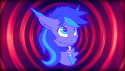 Size: 1920x1080 | Tagged: safe, artist:jt47, artist:phenya, edit, oc, oc only, oc:rosy firefly, pegasus, pony, abstract background, blue eyes, blushing, chest fluff, collar, ear fluff, floppy ears, leash, looking up, male, malesub, photoshop, solo, stallion, submissive, wallpaper