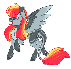 Size: 2219x2153 | Tagged: safe, artist:crazysketch101, oc, oc only, oc:crazy looncrest, pony, high res, leonine tail, redesign, simple background, solo, tail, transparent background
