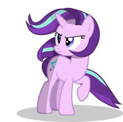 Size: 4299x4272 | Tagged: safe, artist:mrvector, starlight glimmer, pony, unicorn, g4, female, mare, simple background, solo, transparent background, vector