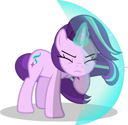 Size: 4395x4307 | Tagged: safe, artist:mrvector, starlight glimmer, pony, unicorn, g4, barrier, female, magic, mare, simple background, solo, transparent background