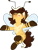 Size: 960x1256 | Tagged: safe, artist:maximumbark, oc, oc only, oc:bumble tumble, bee pony, original species, base used, female, simple background, solo, transparent background