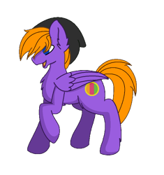 Size: 636x676 | Tagged: safe, oc, oc only, pegasus, pony, beanie, friendly, hat, pegasus oc, simple background, solo, transparent background