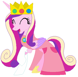 Size: 394x392 | Tagged: safe, artist:hubfanlover678, artist:selenaede, princess cadance, alicorn, pony, g4, barely pony related, base used, clothes, concave belly, crossover, crown, dress, gloves, jewelry, nintendo, princess peach, regalia, shoes, slender, super mario bros., thin