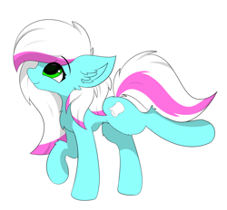 Size: 1400x1300 | Tagged: safe, artist:llhopell, oc, oc only, oc:soffy, earth pony, pony, simple background, solo