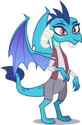 Size: 3303x5000 | Tagged: safe, edit, editor:crisx284, princess ember, dragon, g4, clothes, digimon, digimon adventure 02, dragoness, female, simple background, solo, transparent background, willis
