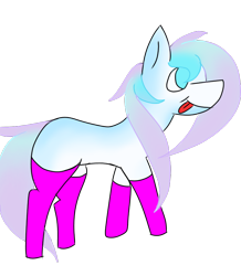Size: 720x825 | Tagged: safe, artist:pegasusspectra, oc, oc only, oc:pegasus spectra, earth pony, pony, 2020 community collab, derpibooru community collaboration, clothes, multicolored hair, simple background, socks, solo, transparent background