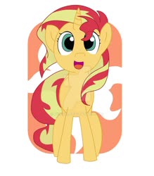 Size: 1280x1463 | Tagged: safe, artist:neku91, sunset shimmer, pony, unicorn, g4, abstract background, cute, deviantart watermark, female, mare, obtrusive watermark, open mouth, shimmerbetes, solo, watermark