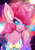 Size: 1358x1920 | Tagged: safe, artist:rariedash, pinkie pie, earth pony, anthro, g4, alternative cutie mark placement, breasts, chest fluff, cleavage, cleavage fluff, clothes, cutie mark, ear fluff, eyes closed, female, looking at you, mare, open mouth, shoulder cutie mark, smiling, solo