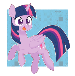 Size: 1189x1200 | Tagged: safe, artist:ch-chau, twilight sparkle, alicorn, pony, abstract background, cute, female, mare, open mouth, solo, twiabetes, twilight sparkle (alicorn), white outline