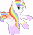 Size: 4425x4758 | Tagged: safe, artist:poniidesu, oc, oc only, oc:paint drops, pony, unicorn, bedroom eyes, cute, daaaaaaaaaaaw, dock, eyebrows, female, filly, frog (hoof), looking at you, multicolored hair, ocbetes, rainbow hair, simple background, solo, transparent background, underhoof