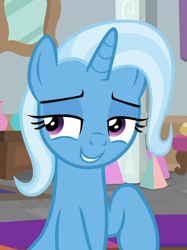 Size: 724x966 | Tagged: safe, screencap, trixie, a horse shoe-in, g4, cropped