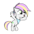 Size: 2000x2000 | Tagged: safe, artist:daviscollus, oc, oc only, oc:lilly luck, earth pony, pony, bandana, clover, cute, cutie mark, female, filly, high res, simple background, solo, transparent background