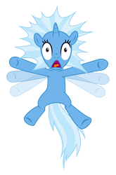Size: 2047x3107 | Tagged: source needed, safe, artist:iscord, trixie, pony, unicorn, boast busters, g4, season 1, cute, diatrixes, female, high res, open mouth, scared, simple background, solo, transparent background, vector