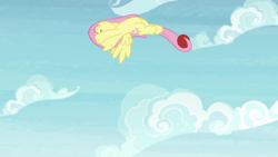 Size: 1920x1080 | Tagged: safe, screencap, fluttershy, pegasus, pony, 2 4 6 greaaat, g4, buckball, eyes closed, female, mare, solo
