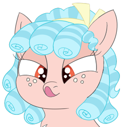 Size: 800x800 | Tagged: safe, artist:poniidesu, cozy glow, pegasus, pony, g4, cozybetes, curly mane, cute, female, filly, freckles, mlem, silly, simple background, solo, tongue out, transparent background