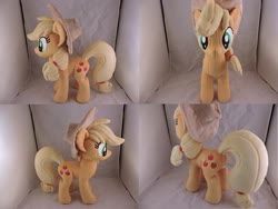 Size: 1597x1199 | Tagged: safe, artist:little-broy-peep, applejack, earth pony, pony, g4, female, irl, mare, photo, plushie, solo
