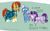 Size: 1280x792 | Tagged: safe, artist:ponyretirementhome, starlight glimmer, sunburst, trixie, pony, unicorn, g4, dialogue, female, glasses, male, mare, stallion