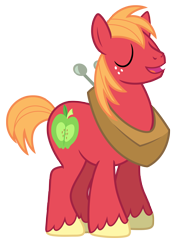 Size: 6123x8000 | Tagged: safe, artist:estories, big macintosh, earth pony, pony, g4, absurd resolution, male, simple background, solo, transparent background, vector