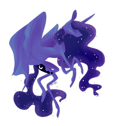 Size: 1100x1200 | Tagged: safe, artist:creeate97, princess luna, alicorn, pony, g4, eyes closed, female, flying, mare, simple background, solo, transparent background