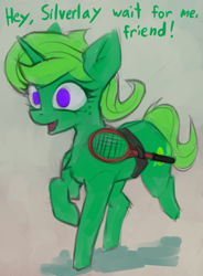 Size: 863x1170 | Tagged: safe, artist:marsminer, oc, oc only, oc:lime dream, pony, dialogue, solo
