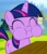 Size: 613x716 | Tagged: safe, screencap, twilight sparkle, pony, unicorn, g4, sparkle's seven, apple, aweeg*, cropped, cute, eating, female, filly, filly twilight sparkle, food, happy, herbivore, puffy cheeks, twiabetes, unicorn twilight, younger