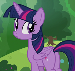 Size: 696x655 | Tagged: safe, screencap, twilight sparkle, alicorn, pony, 2 4 6 greaaat, g4, butt, cropped, female, plot, solo, twilight sparkle (alicorn)