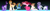 Size: 5600x1200 | Tagged: safe, artist:frairlight, applejack, fluttershy, pinkie pie, rainbow dash, rarity, twilight sparkle, earth pony, pegasus, pony, unicorn, g4, applejack (g5 concept leak), colored wings, earth pony twilight, female, fluttershy (g5 concept leak), g5 concept leak style, g5 concept leaks, hooves, leonine tail, mane six, mane six (g5 concept leak), mare, multicolored wings, pegasus pinkie pie, pinkie pie (g5 concept leak), race swap, rainbow dash (g5 concept leak), rainbow wings, rarity (g5 concept leak), redesign, simple background, twilight sparkle (g5 concept leak), unicorn fluttershy, wings