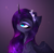 Size: 3558x3483 | Tagged: safe, artist:magnaluna, princess luna, alicorn, pony, g4, chest fluff, crown, cute, ear fluff, ethereal mane, female, galaxy mane, high res, horn, horn jewelry, jewelry, looking up, lunabetes, mare, profile, regalia, solo, spread wings, wing fluff, wing jewelry, wings