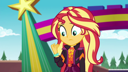 Size: 1920x1080 | Tagged: safe, screencap, sunset shimmer, equestria girls, equestria girls specials, g4, my little pony equestria girls: better together, my little pony equestria girls: sunset's backstage pass, female, solo