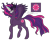 Size: 2734x2193 | Tagged: safe, artist:dreamyartcosplay, sci-twi, twilight sparkle, alicorn, pony, equestria girls, g4, alternate cutie mark, equestria girls ponified, female, glowing horn, high res, horn, mare, midnight sparkle, nightmare twilight, nightmarified, ponified, raised hoof, signature, simple background, transparent background